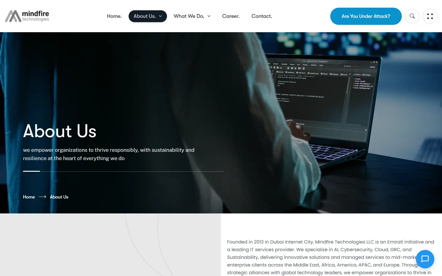 Mindfire about page